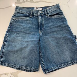 Garage Blue Jean Shorts High-Waisted Classic